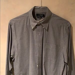 Ralph Lauren Non-Iron Black and White Checkerboard